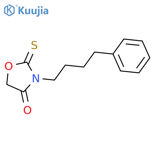 3-(4-Phenylbutyl)-2-sulfanylidene-1,3-oxazolidin-4-one structure