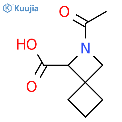 2-Acetyl-2-azaspiro[3.3]heptane-1-carboxylic acid structure
