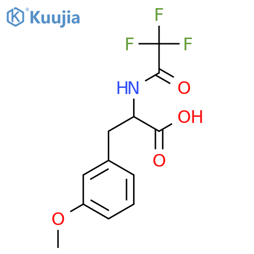 3-(3-Methoxyphenyl)-2-(2,2,2-trifluoroacetamido)propanoic acid structure