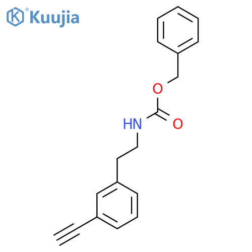 Benzyl 3-ethynylphenethylcarbamate structure