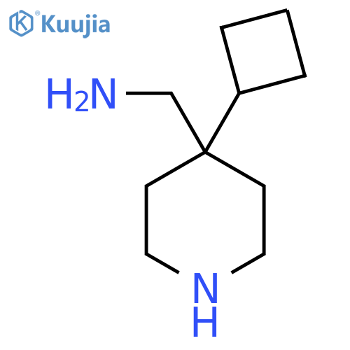1-(4-Cyclobutylpiperidin-4-yl)methanamine structure