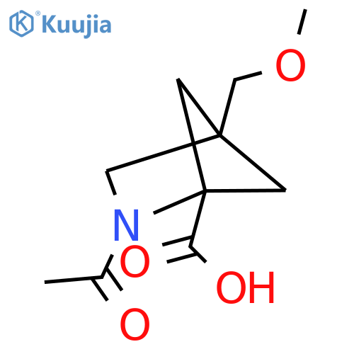 2-acetyl-4-(methoxymethyl)-2-azabicyclo2.1.1hexane-1-carboxylic acid structure