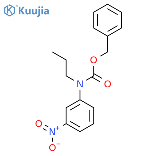 benzyl N-(3-nitrophenyl)-N-propylcarbamate structure