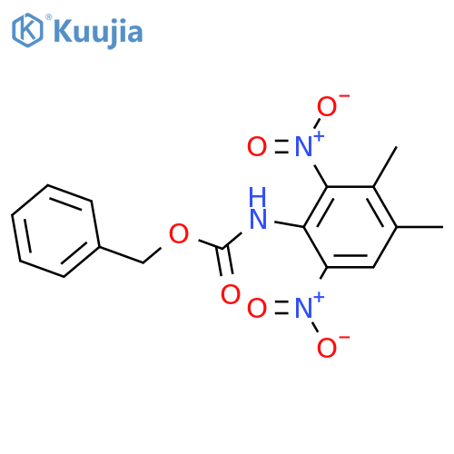 benzyl N-(3,4-dimethyl-2,6-dinitrophenyl)carbamate structure