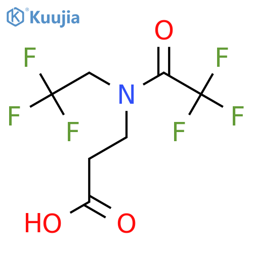 3-2,2,2-trifluoro-N-(2,2,2-trifluoroethyl)acetamidopropanoic acid structure