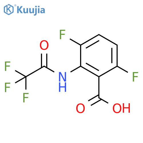 3,6-Difluoro-2-(2,2,2-trifluoroacetamido)benzoic acid structure