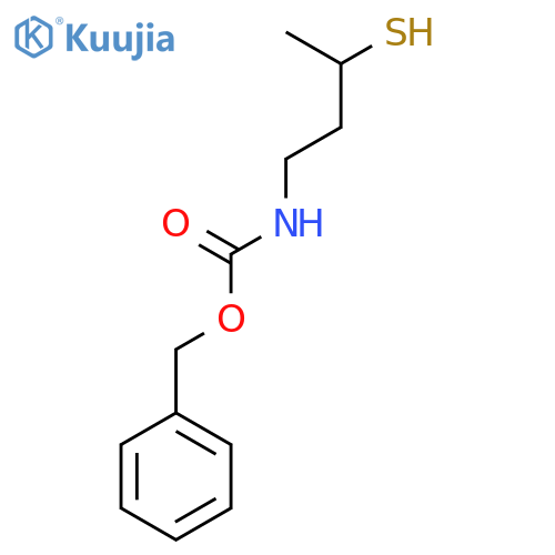 benzyl N-(3-sulfanylbutyl)carbamate structure