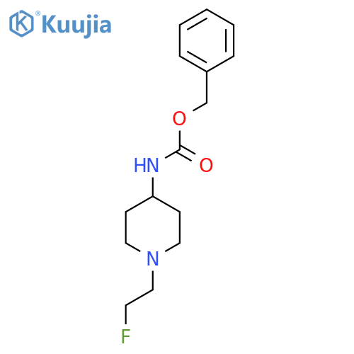 benzyl N-[1-(2-fluoroethyl)piperidin-4-yl]carbamate structure