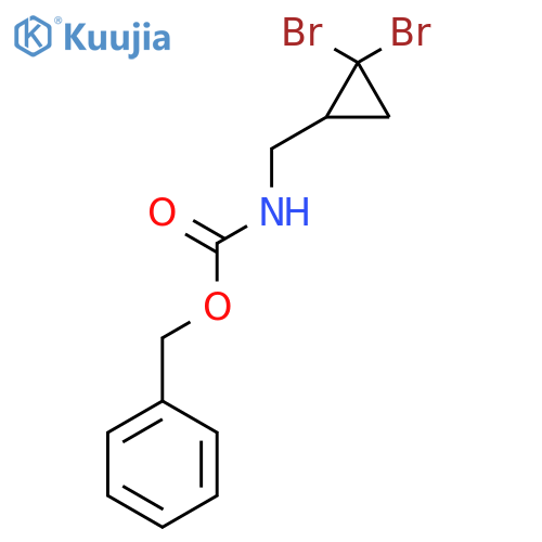 benzyl N-[(2,2-dibromocyclopropyl)methyl]carbamate structure