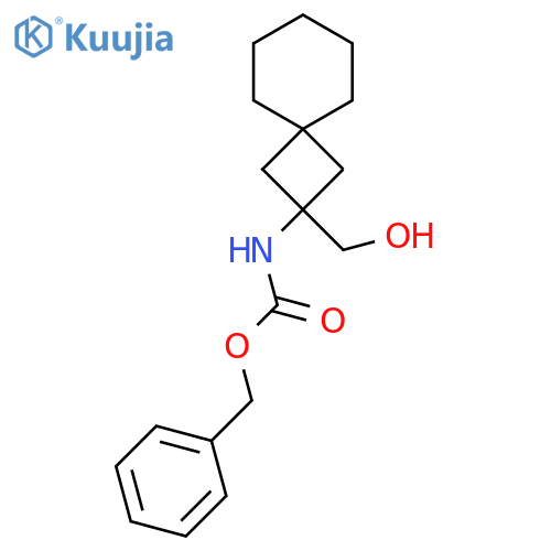 benzyl N-2-(hydroxymethyl)spiro3.5nonan-2-ylcarbamate structure