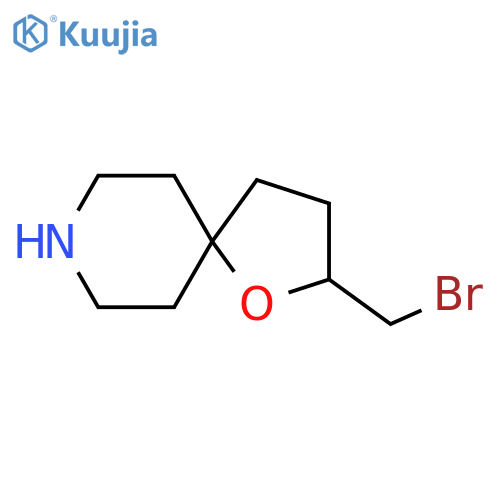 2-(bromomethyl)-1-oxa-8-azaspiro4.5decane structure