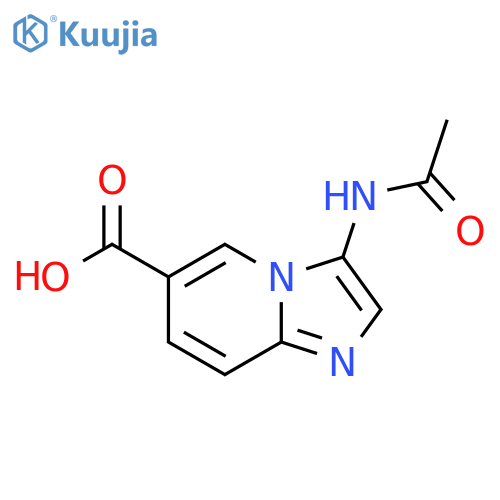 3-acetamidoimidazo1,2-apyridine-6-carboxylic acid structure