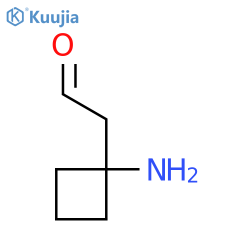 2-(1-Aminocyclobutyl)acetaldehyde structure