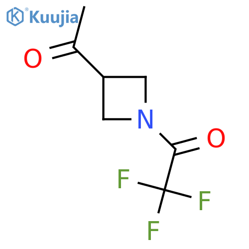 1-(3-Acetylazetidin-1-yl)-2,2,2-trifluoroethan-1-one structure