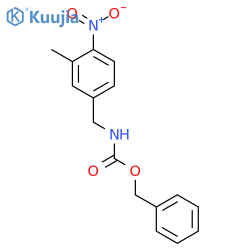 benzyl N-(3-methyl-4-nitrophenyl)methylcarbamate structure