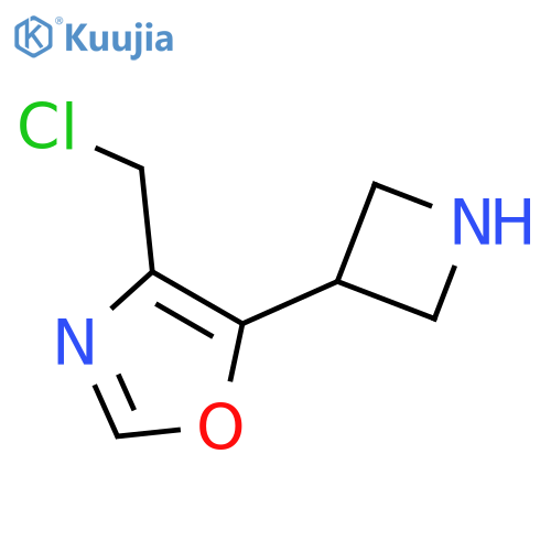 5-(Azetidin-3-yl)-4-(chloromethyl)-1,3-oxazole structure