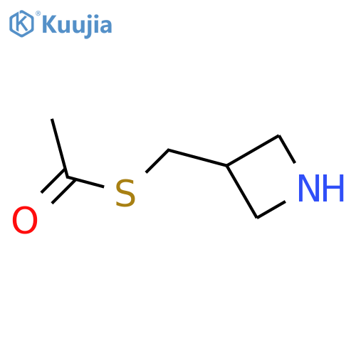 1-{(azetidin-3-yl)methylsulfanyl}ethan-1-one structure