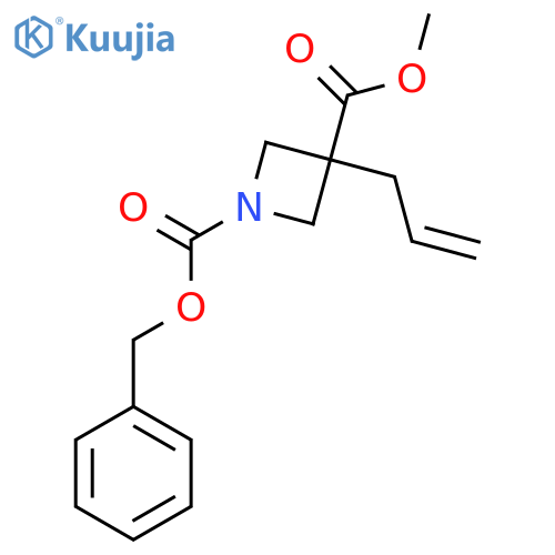 1-Benzyl 3-methyl 3-(prop-2-en-1-yl)azetidine-1,3-dicarboxylate structure
