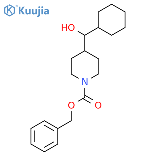 benzyl 4-cyclohexyl(hydroxy)methylpiperidine-1-carboxylate structure