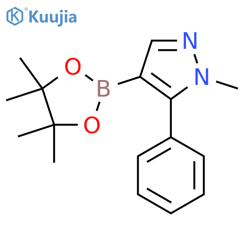 1-Methyl-5-phenyl-4-(4,4,5,5-tetramethyl-1,3,2-dioxaborolan-2-yl)-1H-pyrazole structure