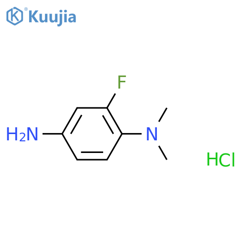 (4-amino-2-fluorophenyl)dimethylamine hydrochloride structure