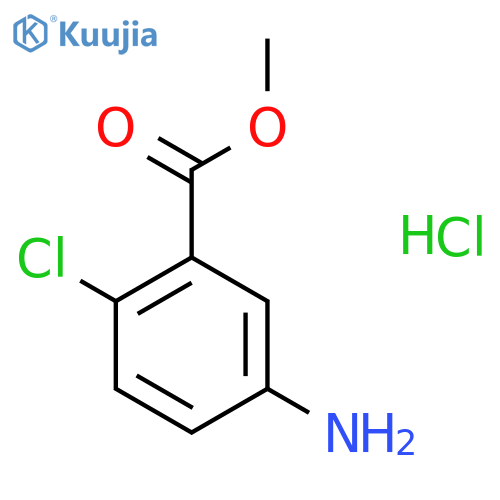 methyl 5-amino-2-chlorobenzoate Hydrochloride structure