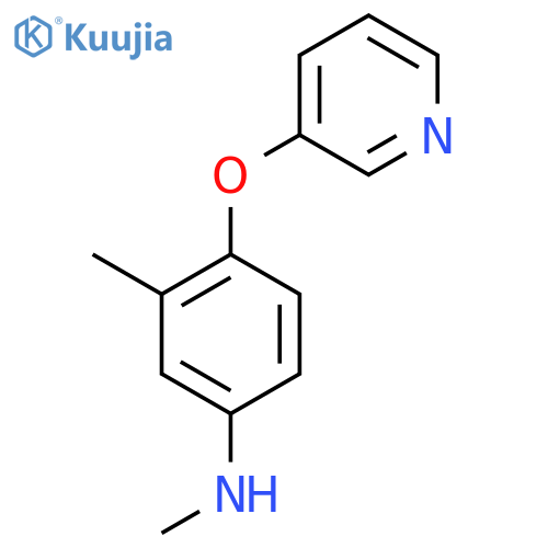 N,3-dimethyl-4-(pyridin-3-yloxy)aniline structure