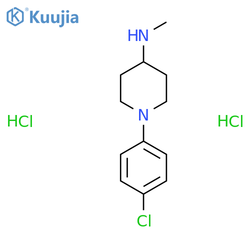 1-(4-chlorophenyl)-N-methylpiperidin-4-amine dihydrochloride structure