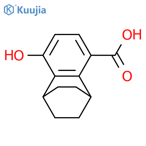 6-hydroxytricyclo6.2.2.0,2,7dodeca-2(7),3,5-triene-3-carboxylic acid structure