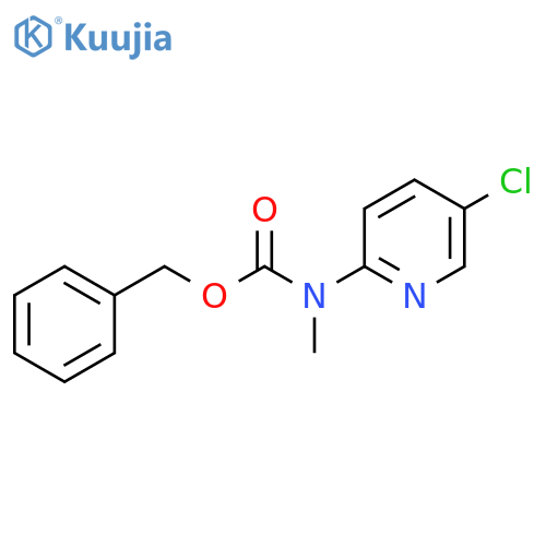 benzyl N-(5-chloropyridin-2-yl)-N-methylcarbamate structure