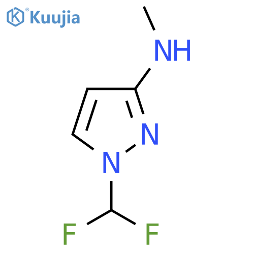 1-(difluoromethyl)-N-methyl-1H-pyrazol-3-amine structure