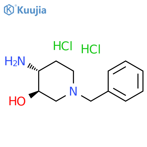 (3R,4R)-4-Amino-1-benzyl-piperidin-3-ol dihydrochloride structure