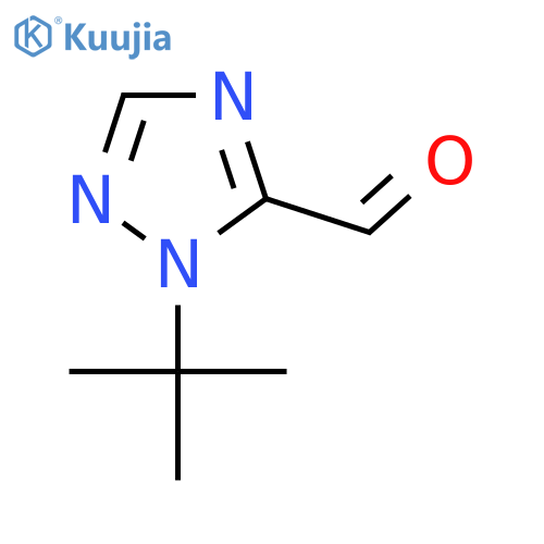 1-tert-butyl-1H-1,2,4-triazole-5-carbaldehyde structure