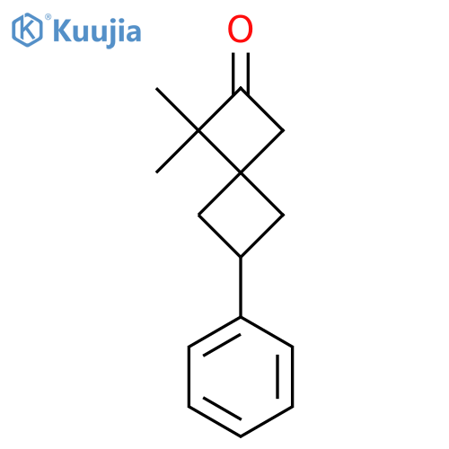1,1-Dimethyl-6-phenylspiro[3.3]heptan-2-one structure