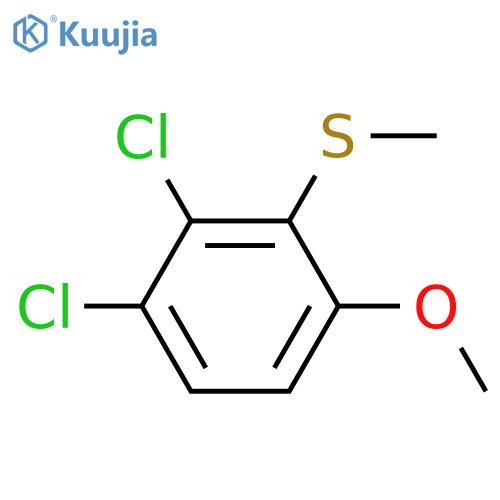 (2,3-Dichloro-6-methoxyphenyl)(methyl)sulfane structure