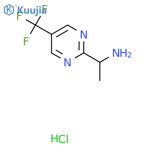 1-(5-(Trifluoromethyl)pyrimidin-2-yl)ethanamine hydrochloride structure