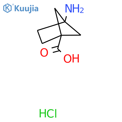 4-aminobicyclo2.1.1hexane-1-carboxylic acid hydrochloride structure