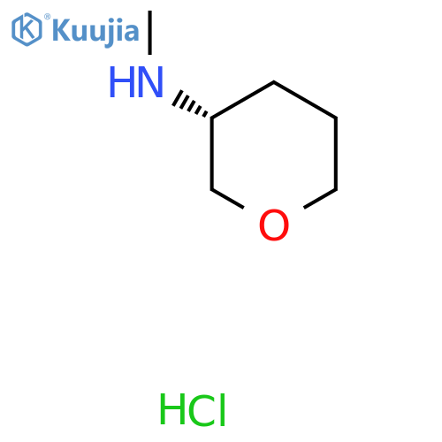 (3R)-N-Methyltetrahydropyran-3-amine HCl structure