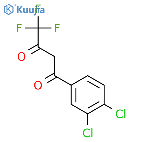 1-(3,4-Dichlorophenyl)-4,4,4-trifluorobutane-1,3-dione structure