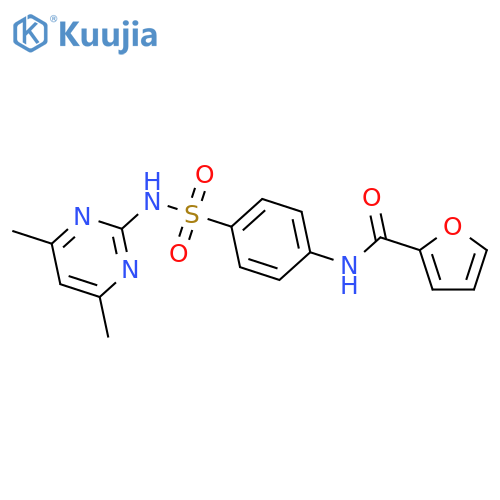 N-{4-(4,6-dimethylpyrimidin-2-yl)sulfamoylphenyl}furan-2-carboxamide structure