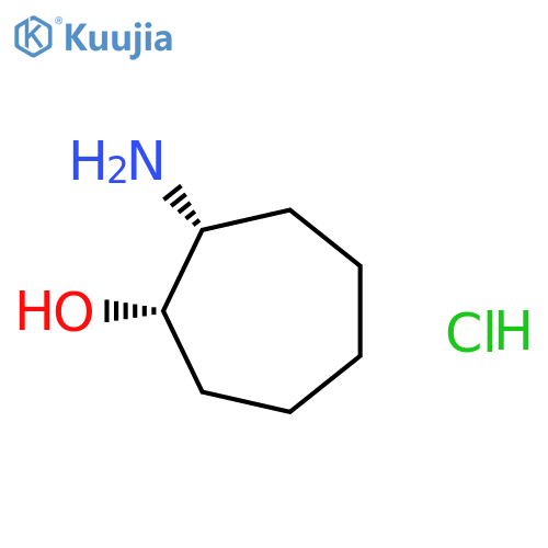 (1S,2R)-2-Amino-cycloheptanol hydrochloride structure
