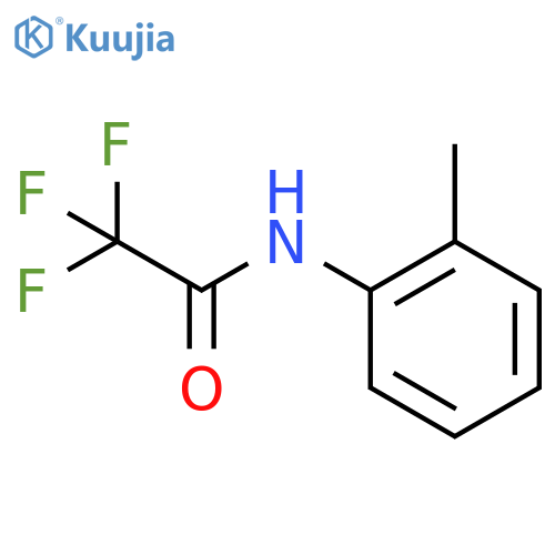 2,2,2-trifluoro-N-(2-methylphenyl)acetamide structure