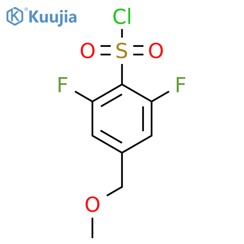 2,6-Difluoro-4-(methoxymethyl)benzenesulfonyl chloride structure