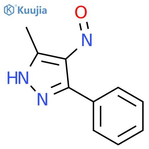 1H-PYRAZOLE, 5-METHYL-4-NITROSO-3-PHENYL- structure