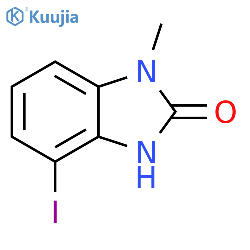 2H-Benzimidazol-2-one, 1,3-dihydro-4-iodo-1-methyl- structure