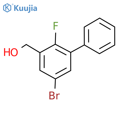 (5-Bromo-2-fluoro-[1,1'-biphenyl]-3-yl)methanol structure