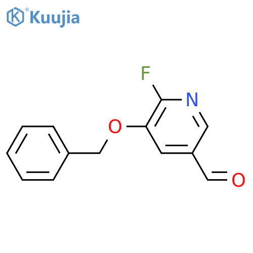 5-(Benzyloxy)-6-fluoronicotinaldehyde structure