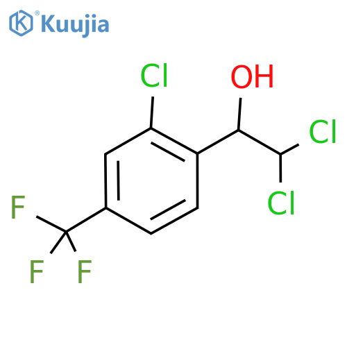2,2-Dichloro-1-(2-chloro-4-(trifluoromethyl)phenyl)ethanol structure