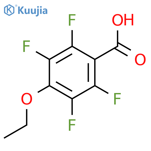 Benzoic acid, 4-ethoxy-2,3,5,6-tetrafluoro- structure