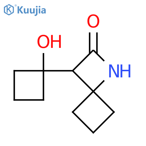 3-(1-hydroxycyclobutyl)-1-azaspiro3.3heptan-2-one structure